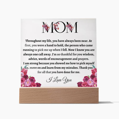 Mom Acrylic Plaque