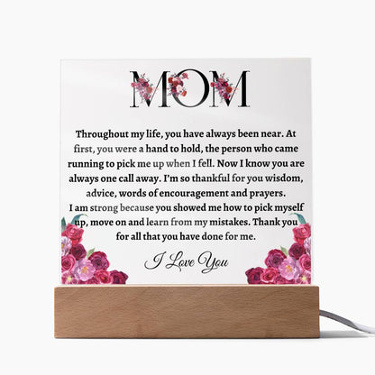 Mom Acrylic Plaque
