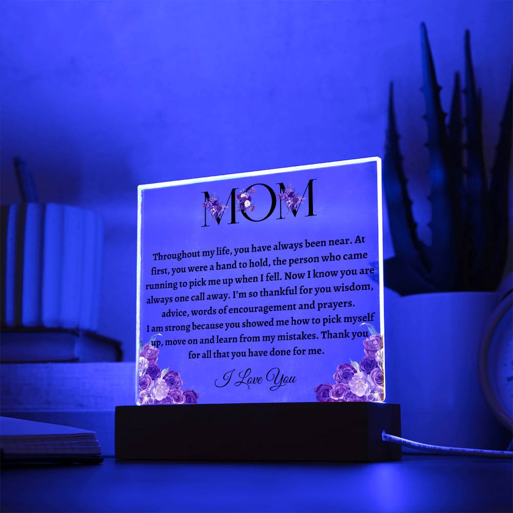 Mom Acrylic Plaque