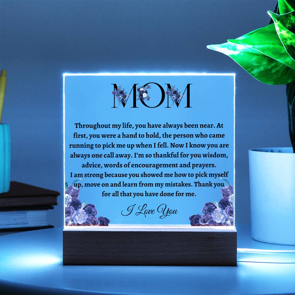Mom Acrylic Plaque