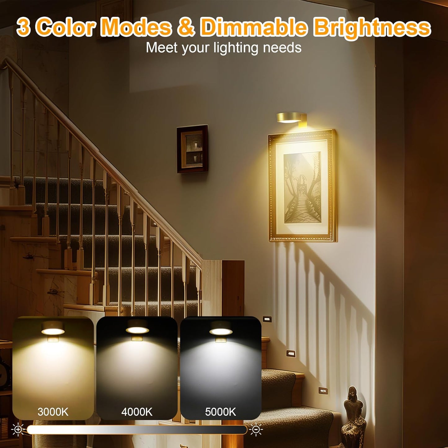 3 Pack LED Art Light w/ Remote