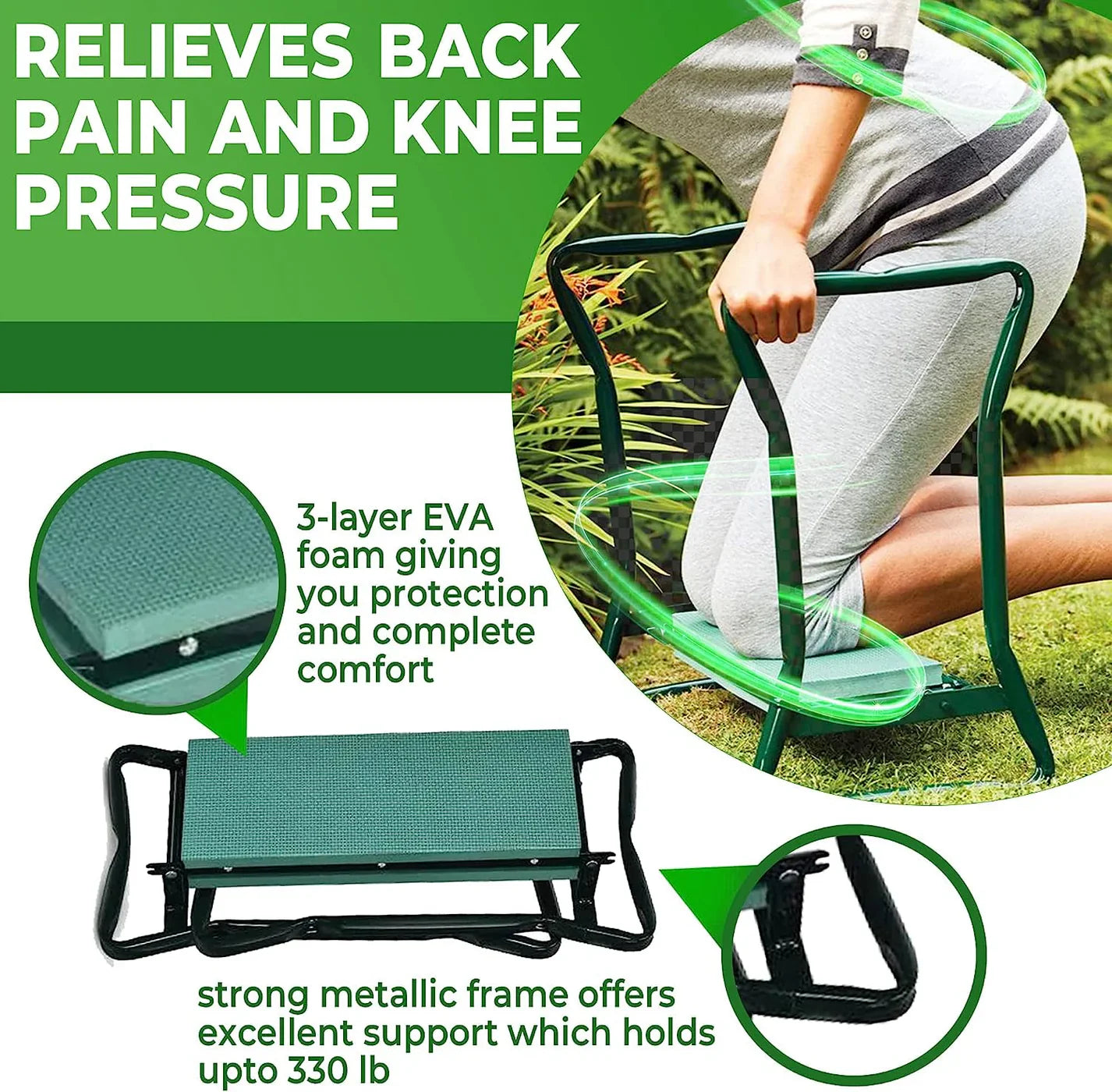 2 in1 GardenEase Kneeler & Seat